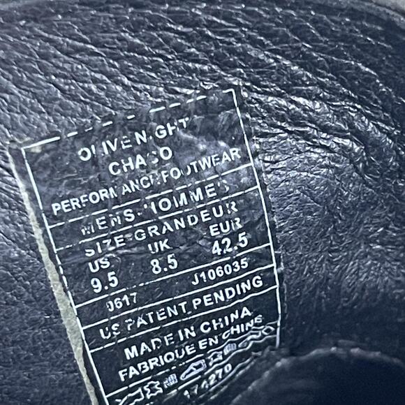 Chaco Boots Mens Size 9.5 Green Olive Gray‎ Suede Leather Hiking Outdoor Shoes - Picture 9 of 11